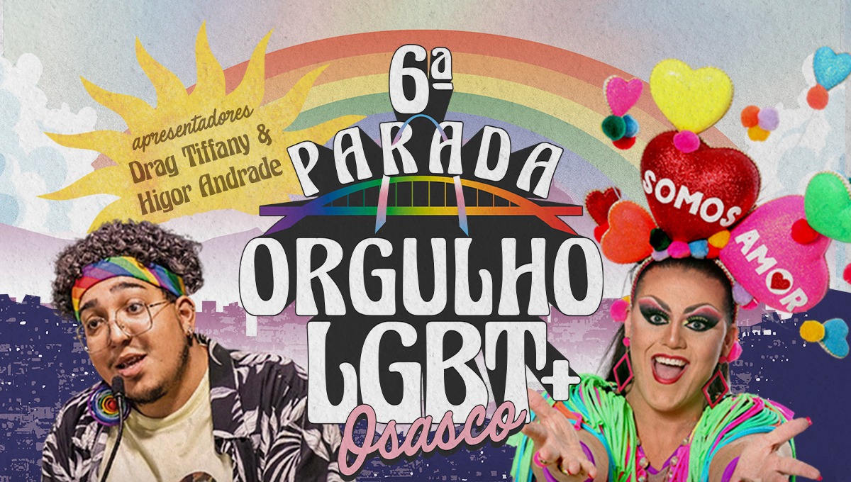Por políticas públicas para a população LGBT+, 6ª Parada do Orgulho de Osasco acontece dia 17 de setembro
